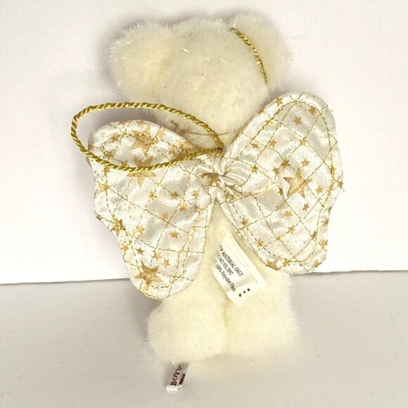 Boyds Bears Friends Are Angels White Gold Star Wings Ornament - Picture 5 of 11